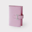 Hermès Bearn Compact Wallet, Mauve Sylvestre, Palladium Hardware