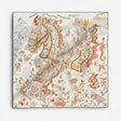 Hermès Academia Hippica Scarf 90, Blanc, Rose Poudre & Beige