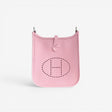 Hermès Mini Evelyne 16 Bag, Rose Sakura, Palladium Hardware