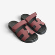 Hermès Women's Chypre Sandal, 38, Rouge H