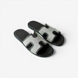 Hermès Men’s Izmir Sandals, 43, Prunoir & Marron Ébène