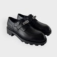 Hermès Men's First Derby Shoe, 43, Noir