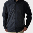 Hermès Men's Boxy Fit Cotton Shirt, 3D Print, 37, Marine