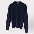 Hermès Men's Jeux de points H en Biais" Crewneck Sweater, M, Marine