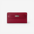 Hermès Kelly Classique To Go Wallet, Rouge Grenat, Palladium Hardware