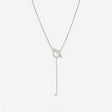 Hermès Finesse Lariat Necklace, White Gold with Diamonds