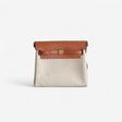 Hermès Mini Herbag 20, Ecru, Beige & Fauve, Gold Hardware