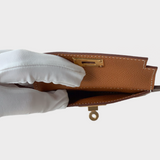 Hermès Kelly Pocket Bag Strap 50 mm, Gold With Gold Hardware, B Stamp 2023