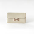 Hermès Constance Long To Go Wallet, Nata, Palladium Hardware