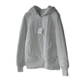 Hermès Women's Reversible Zip Cardigan Hoodie, 38, Blanc