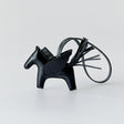 Hermès Rodeo Pegase PM Bag Charm, Noir, Noir Touch Lizard