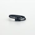 Hermès Tournis Tresse So Black Bracelet, T3, Noir