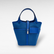 Hermès Cargo Picotin 18 Bag, Bleu Royal, Palladium Hardware