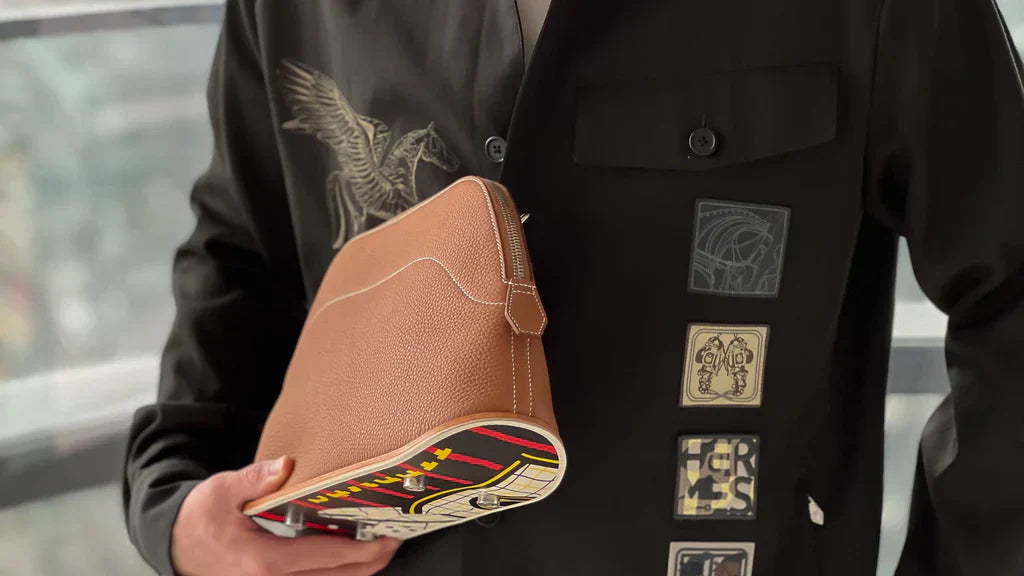The History Of The Hermes Bolide Bag Featuring The Bolide Skate