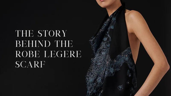 The Story Behind The Hermes Robe Legere Embroidered Scarf - Found Fashion