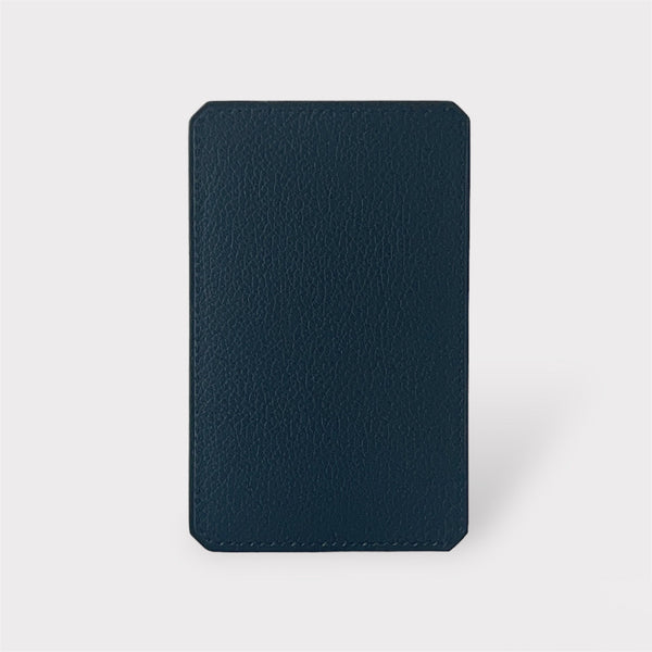 Hermes City 3CC Colorblock Card Holder In Noir And Vert-De-Gris, Black And Grey