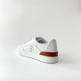 Hermes Men's Get Sneaker In White, Size 42.5