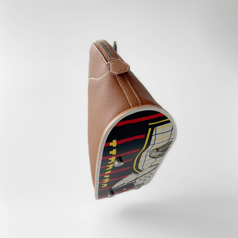 Hermes Bolide Skate 31 Bag In Gold, Togo Leather