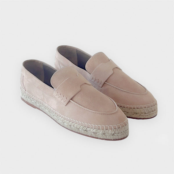 Hermes Women's Trip Espadrille, In Beige Nude, Size 38