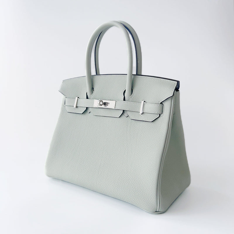 Hermes Birkin 30 Bag Gris Neve Palladium Hardware 2023