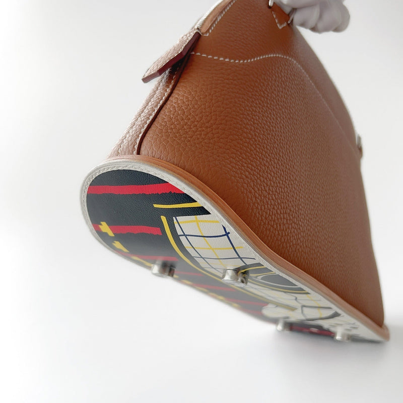 Hermes Bolide Skate 31 Bag In Gold, Togo Leather
