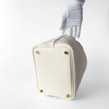 Hermes Picotin Lock Bag 18 In Nata Clemence Leather And Gold Hardware