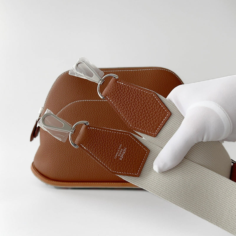 Hermes Bolide Skate 31 Bag In Gold, Togo Leather