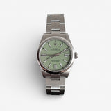 Rolex Oyster Perpetual 41, Pistachio Dial, Oystersteel, Ref. 134300
