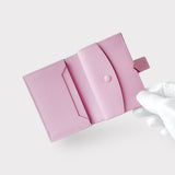 Hermès Bearn Mini Wallet - Mauve Sylvestre - Pink - Silver Hardware