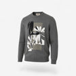 Hermès Men's Puzzle Floral Cashmere Sweater, L, Vert Algue