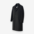 Hermès Men's Manteau Paul Overcoat, 48, Brun Grise