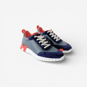 Hermès Men's Bouncing Sneaker, 45, Marine