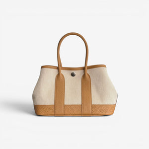 Hermès Neo Garden 23 Bag, Écru / Paille / Sesame, Palladium Hardware