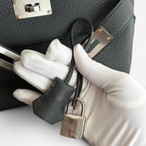 Hermès Kelly Messenger, Bleu Ocean, Palladium Hardware, K Stamp