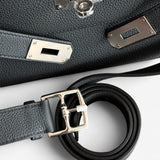 Hermès Kelly Messenger, Bleu Ocean, Palladium Hardware, K Stamp