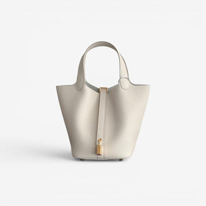 Hermès Picotin 18 Bag, Craie, Gold Hardware