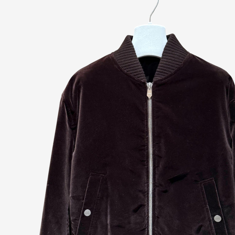 Hermes Men's Rib-trim Jacket in Brown, 50