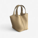 Hermes Picotin Lock Bag 18 In Trench Clemence Leather And Gold Hardware