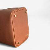 Hermes Picotin Lock Bag 18 In Fauve Clemence Leather And Gold Hardware