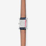 Hermes Heure H Diamond Set H Watch, Black Calfskin Strap, 21mm