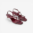 Hermès Women's Muse Sandal, 40, Rouge H