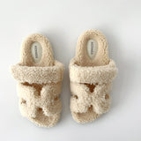 Hermes Chypre Sandal Ecru Shearling, Womens Size 39 EU