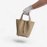 Hermès Picotin 18 Bag, Trench, Palladium Hardware