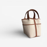 Hermès Cargo Picotin 18 Bag, Nata & Gold, Gold Hardware