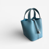 Hermès Picotin 18 Bag, Bleu Jean, Palladium Hardware