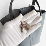 Hermès Picotin 18 Bag, Gris Plantin, Palladium Hardware