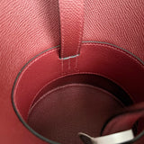 Hermès Mini Médor, Rouge H, Epsom Leather