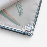 Hermes Bouquet Final Scarf in Gris Cendre, Orange & Vert