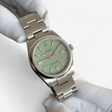 Rolex Oyster Perpetual 41, Pistachio Dial, Oystersteel, Ref. 134300