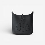 Hermès Evelyne 23 Bag, Black, Palladium Hardware